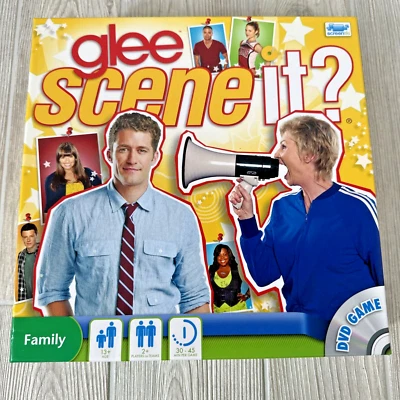 NIB Glee Scene It ? Family Board & DVD Game Screenlife 13+ Family Game Night - Image 1 of 4