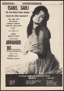 ISABEL SARLI - Original 1977 Trade print AD / poster / movie promo _ Armando Bo - Picture 1 of 1