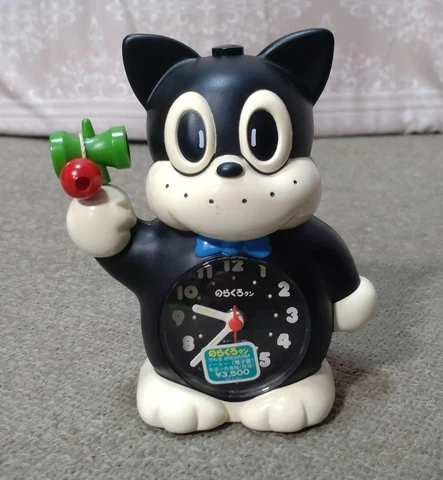 Norakuro Alarm Clock Kendama Vintage Rare works from Japan Cover