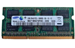 MEMORIA RAM 2GB 2Rx8 DDR3 PC3-10600S-09-10-F2 1333MHz Samsung M471B5673FH0-CH9 - Imagen 1 de 1