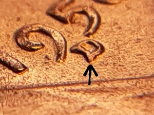 1956 D Lincoln Cent RPM Error  1MM-028 D/D plus Die clash!  ☆Uncirculated ☆ - Picture 1 of 11