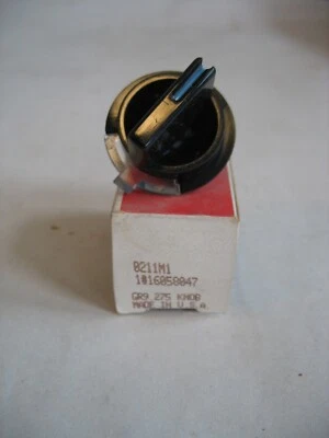 NOS 1987-1990 Chevrolet Beretta & Corsica HVAC Knob New OEM Black 16058047 - Image 1 of 4