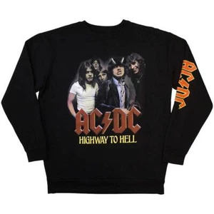 AC/DC Unisex Sweatshirt: H2H Band (Sleeve Print) (Large) - Picture 1 of 1