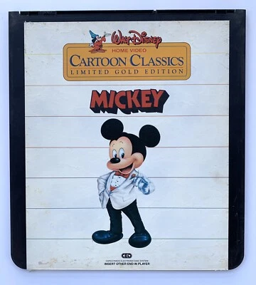 1984 MICKEY - Disney Cartoon Classics - Limited Gold Edition - LASER DISC - Image 1 of 4