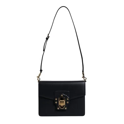 DOLCE & GABBANA Bag Black Calfskin Leather Shoulder Strap Women Borse 2520usd - image 1 of 4