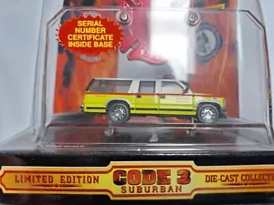 Code 3 City of Newark Fire Department Suburban #12408 NIB 1/64 scale - Picture 1 of 4