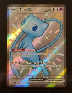 🔮 Pokemon PAF SV Paldean Fates Shiny Mew ex 216 card Ultra Shiny Rare Full Art - Picture 1 of 2