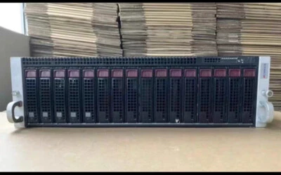 Supermicro 5037MR-H8TRF 8XNode Server 8X E5-2680 V4 8X 40G NIC 16X 32G 2400MHz - Image 1 of 2