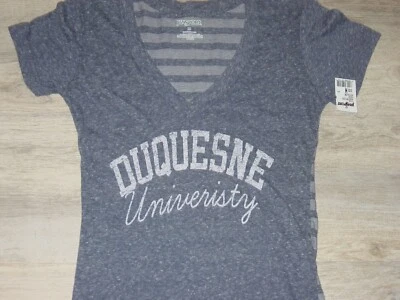 DU DUQUESNE  DUKES  Women cap sleeve T-Shirt NEW / TAG..  sz...  MEDIUM - Image 1 of 4