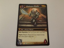World of Warcraft: Legion "VINDICATOR DINDRO" #221/319 Trading Card