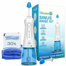 Sinus Rinse Kit by Tilcare - Perfect Nasal Rinse Machine for Sinus & Allergy