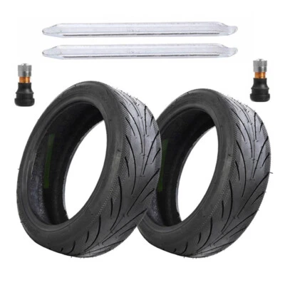 FLE Reifen Gummi Für Ninebot Max G30/G30D Zubehör +Ventil E Scooter 10Zoll 60/70-6.5