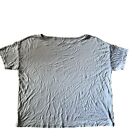 Eileen Fisher XS T-Shirt Blue Short Sleeve Tencel