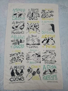 Collective Noun tea towel by Perkins and Morley - Picture 1 of 4