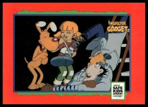 1991 Impel Trading Card Treats #NNO Inspector Gadget - Penny / Brain Card - Picture 1 of 2