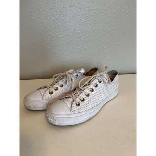 Converse uomo pelle bianca taglia 6 donna taglia 8