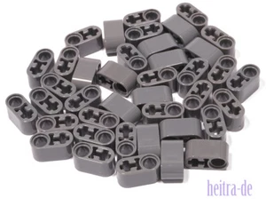 LEGO Technik - 40 Liftarme 1x2 dunkelgrau dick Loch Achsloch / 60483 NEUWARE - Bild 1 von 1