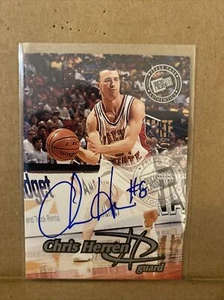 1999 Press Pass Chris Herrera Authentic Auto Basketball Celtics Fresno State - Picture 1 of 2