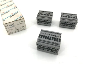 Lot of 30 New Entrelec 0115 116 07 Feed Through Terminal Blocks Type M 4/6 - Picture 1 of 4