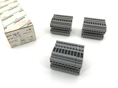 Lot of 30 New Entrelec 0115 116 07 Feed Through Terminal Blocks Type M 4/6 - Image 1 of 4