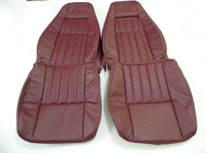 Fundas de asiento de cuero granate de repuesto para Datsun 280ZX 1979-1983 Foto 1 de 4