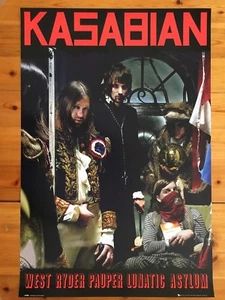 KASABIAN,WEST RYDER PAUPER LUNATIC ASYLUM, AUTHENTIC LICENSED 2009 POSTER - Picture 1 of 7