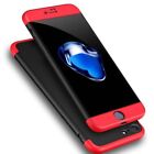 360° Hybrid Shockproof Hard Back Case Red-Black Cover For iPhone 6 6S 7 8 + Plus
