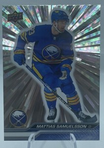 Mattias Samuelsson 2023-24 Upper Deck Series 1 Hockey #22 Outburst Silver