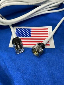 RG-58 Marine Antenna Low Loss Coax Cable Extension PL259 UHF 20 Ft. MADE IN USA - Picture 1 of 2