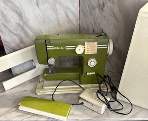 BELVEDERE 214 NÄHMASCHINE mit Fußpedal, Anleitung, Koffer, funktionstüchtig Japan Nähen - Bild 1 von 16