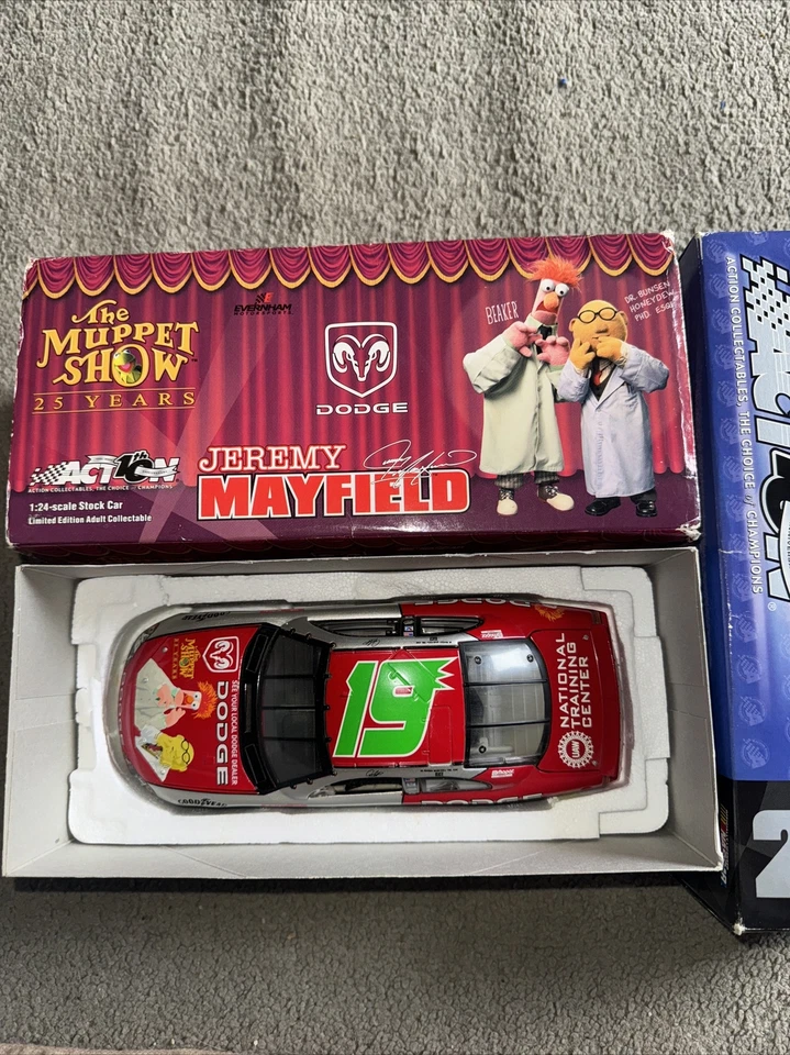 Jeremy Mayfield #19 Dodge/Muppet show 25th 2002 NASCAR Action 1:24  - Image 1 of 1