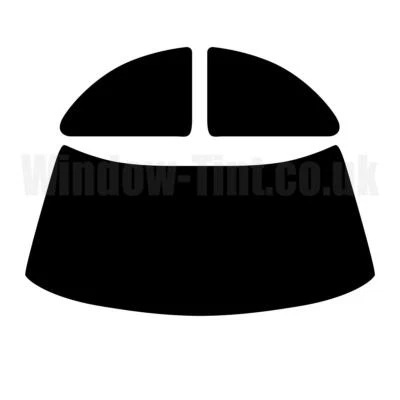 Pre Cut Window Tint for Toyota Celica 2-door Coupe 1994-99 5% Limo Black Rear - Image 1 of 4