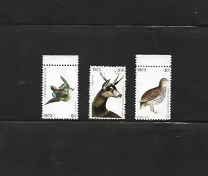 Estampillas de pesca de caza de Australia: Victoria; 1973 conjunto de 3 (pato/ciervo/pájaro); montadas sin montar o nunca montadas - Imagen 1 de 1
