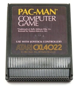 Pac-Man (Atari 400/800/XL/XE,1982) Pacman (Cartridge Only) NTSC - Picture 1 of 7