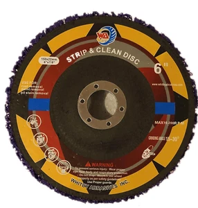 6" Strip & Clean Discs for Angle Grinders (Purple) 6" X 7/8", MAX RPM 10,200 - Picture 1 of 5