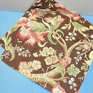 Coppia copricuscini in lino albero della vita Sanderson vintage fatti in casa 20" 50 cm - Foto 1 di 12