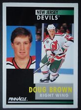 NHL 363 Doug Brown New Jersey Devils Pinnacle 1991/92