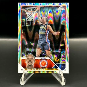 2023 Topps Chrome McDonalds All American RON HOLLAND II #19 RayWave Refractor - Bild 1 von 3