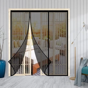 Magnetic Screen Door - Self Sealing Magnets, Reinforced Fiberglass Heavy Duty... - Picture 1 of 6
