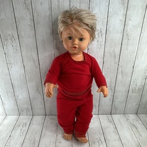 Jesmar 25 inch Boy Doll Spain Blond Hair Anatomically correct Sleepy Blue eyes - Picture 1 of 14