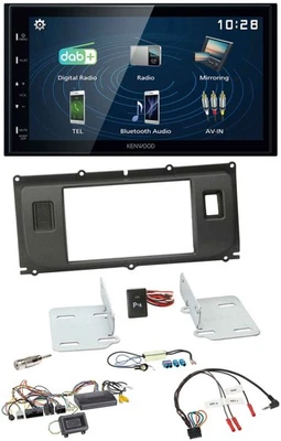 Kenwood 2DIN Bluetooth Lenkrad USB DAB Autoradio für Land Rover Evoque ab 2014 - Bild 1 von 4