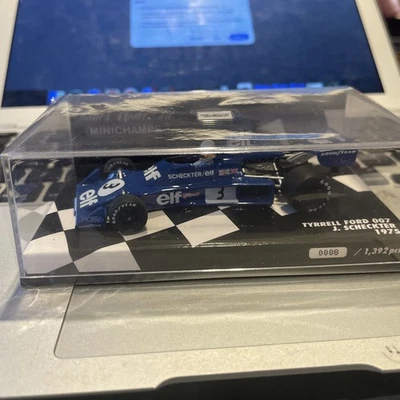 Minichamps 1/43 scale Tyrrell Ford 007 1975 - Jody Scheckter - Image 1 of 4