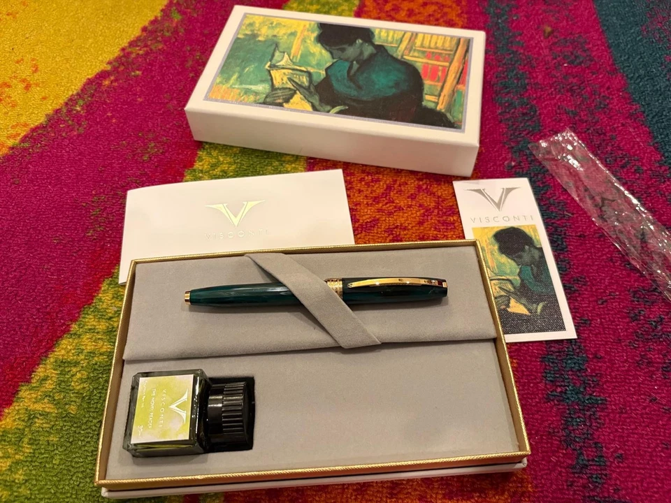 Pluma Estilográfica Visconti Van Gogh - El Lector de Novelas - NUEVA.  Plumín M Foto 1 de 4