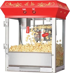 Foundation Popcorn Machine - 1.5-Gallon Countertop Popper with 6-Ounce Red - Picture 1 of 6