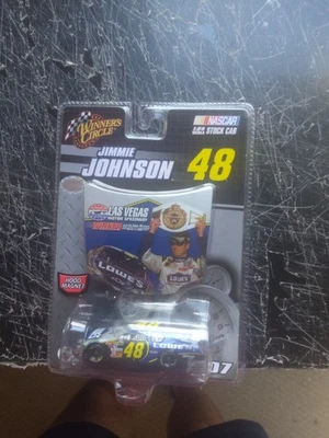 JIMMIE JOHNSON 2007 1/64 LAS VEGAS RACED WIN RARE LOWES WINNERS CIRCLE - Image 1 of 4