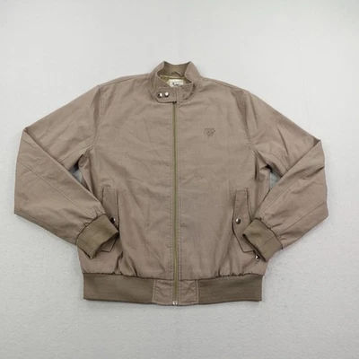 Vintage Triple Five Soul Jacket Mens Large Brown Wool Blend Full Zip Bomber Coat - Image 1 of 4