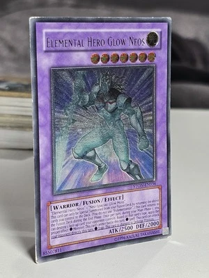 Elemental HERO Glow Neos STON-EN036 YuGiOh! Ultimate Rare MP Played Condition - Image 1 of 4