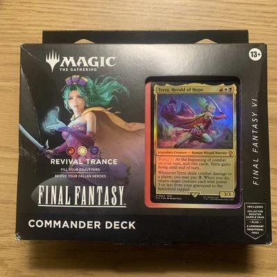 Magic The Gathering MTG Final Fantasy VI Commander Deck Revival Trance SEALED - Image 1 of 4