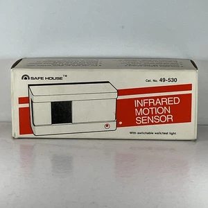 Radio Shack Safe House Infrared Motion Sensor Part # 49-530 Cover Max Range 35" - Picture 1 of 4