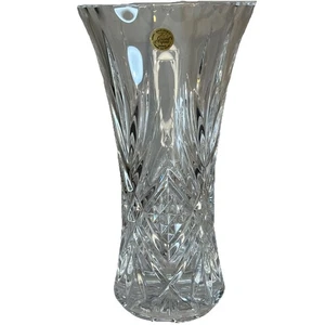 Cristal D'arques Vintage 24% Lead Crystal "Garanti" Vase 12” Tall France - Picture 1 of 8